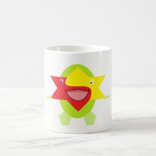 Cutieful Kids Art Walking Fantasy Star Fish Coffee Mug