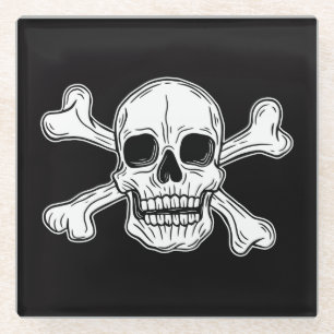 cutlass pirate sword glass coaster