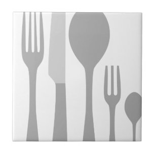 Cutlery Ceramic Tile