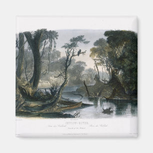 Cutoff River, Branch of the Wabash, plate 8 from V Magnet