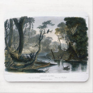 Cutoff River, Branch of the Wabash, plate 8 from V Mouse Pad