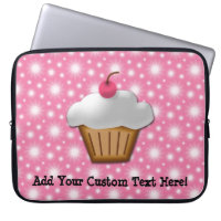 Cutout Cupcake with Pink Cherry on Top