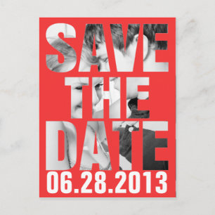 CUTOUT SAVE THE DATE Post Card