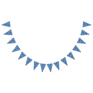 cutout, snowflake, star, xmas, winter, snow, jeans bunting