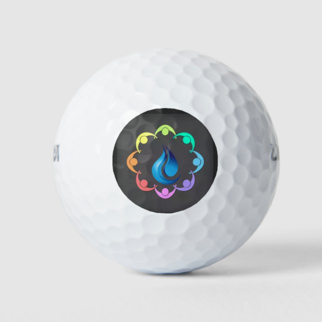 Cutproof Ionomer cover resists scuffing Golf Balls (Front)