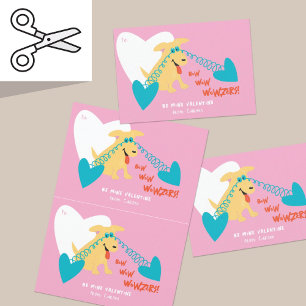 Cuttable Funny Dog Valentine Card Pair