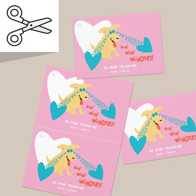 Cuttable Funny Dog Valentine Card Pair (Creator Uploaded)
