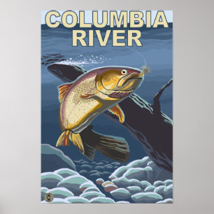 Cutthroat Trout Cross-Section Poster