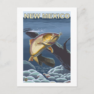 Cutthroat Trout FishingNew Mexico Postcard