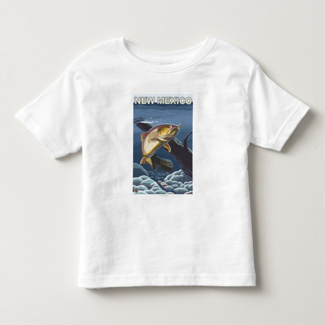 Cutthroat Trout FishingNew Mexico Toddler T-Shirt (Front)