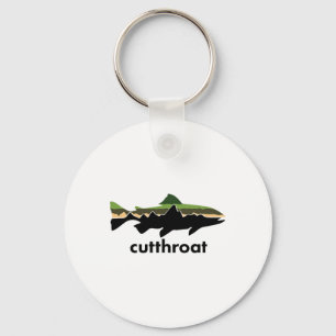 Cutthroat Trout For Fishing Junkies Key Ring