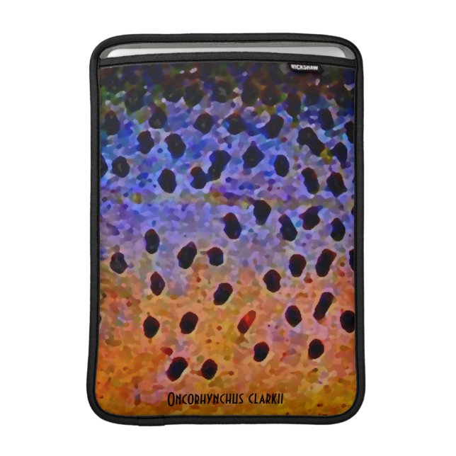 Cutthroat Trout - Macbook Air Sleeve (Front Device)