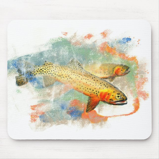 Cutthroat Trout Mouse Pad (Front)