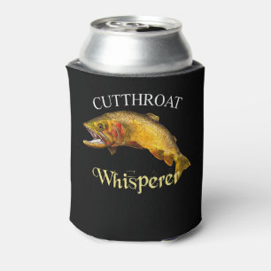 Cutthroat Trout Whisperer Dark Can Cooler