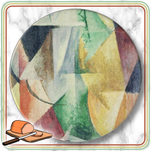 CUTTING BOARD - 12" - "One Window" - Delaunay (Creator Uploaded)