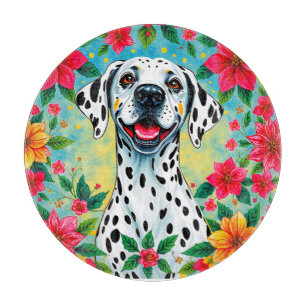 CUTTING BOARD ~ CHRISTMAS DALMATIAN ~
