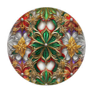 CUTTING BOARD ~ CHRISTMAS PATTERN ~