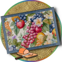 CUTTING BOARD - Covered in Colourful Fruit