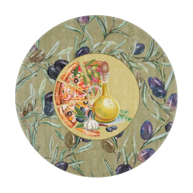 Cutting board. Olive Cutting Board (Front)