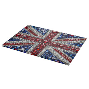 Cutting board with British Colours Design
