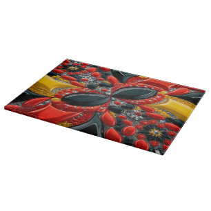 Cutting board with Germany Colours Design