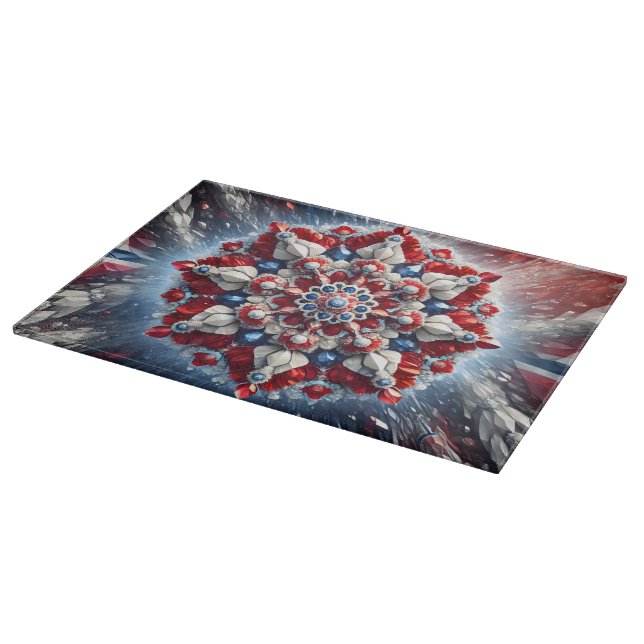 Cutting board with Norway Colours Design (Corner)
