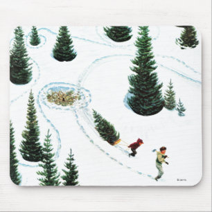 Cutting Down the Tree Mouse Pad