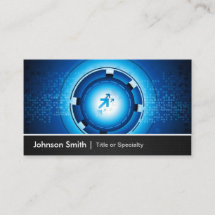 Cutting Edge Hi-Tech Global Cloud Computing Business Card