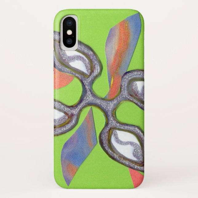 "Cutting Edge" iPhone X case (Back)