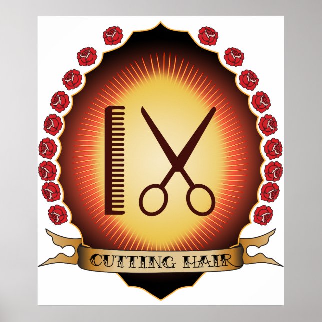 Cutting Hair Mandorla Poster (Front)