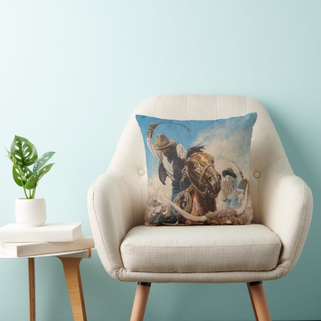 Cutting Out by Newell Convers Wyeth Cushion (Chair)