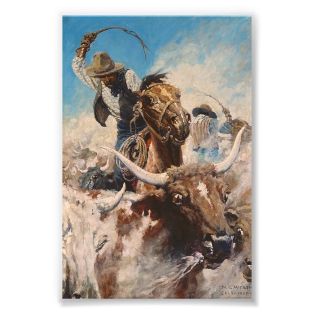 Cutting Out by Newell Convers Wyeth Photo Print (Front)