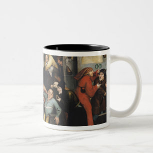Cutting out the Stone of Madness Two-Tone Coffee Mug