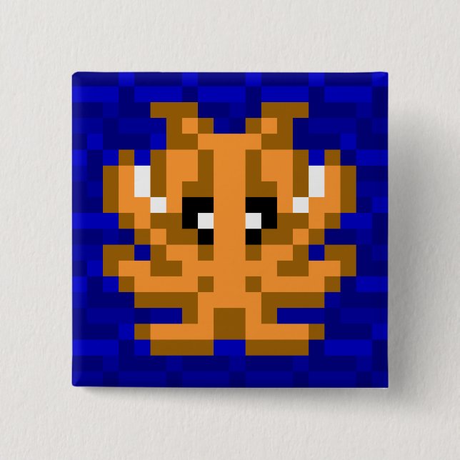 Cuttle Scuttle Camouflage Cuttlefish Badge (Front)
