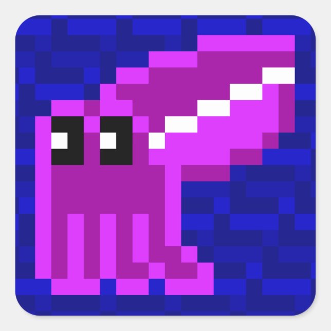 Cuttle Scuttle Lola the Pink Cuttlefish Sticker (Front)