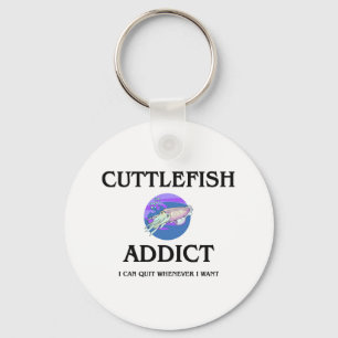 Cuttlefish Addict Key Ring