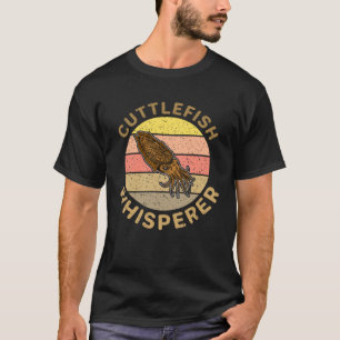 Cuttlefish marine biologist underwater seabed biol T-Shirt