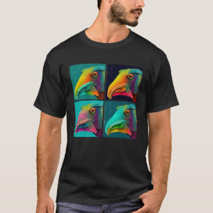 Cuttlefish Pop Illustration Colourful Animal Women T-Shirt