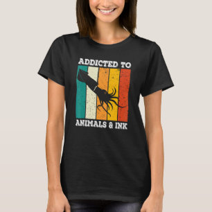 Cuttlefish Retro Vintage for Cuttle T-Shirt