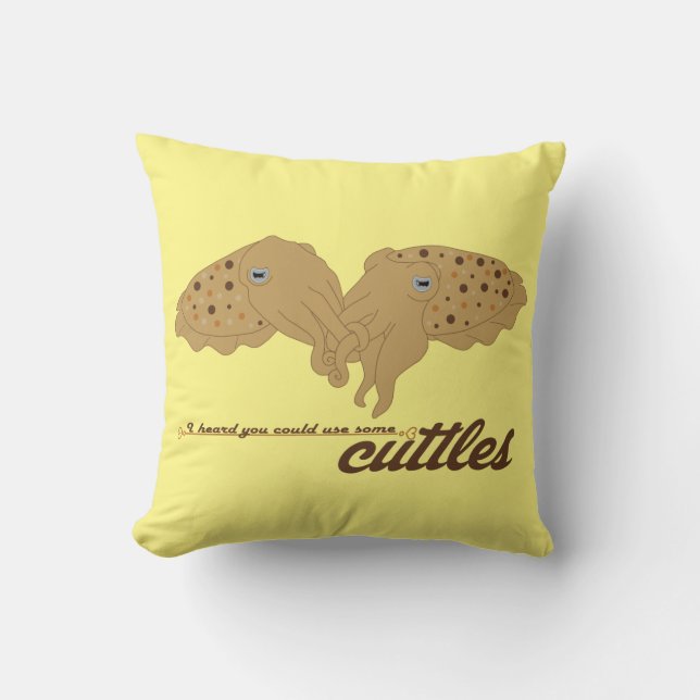 Cuttles Pillow (Front)