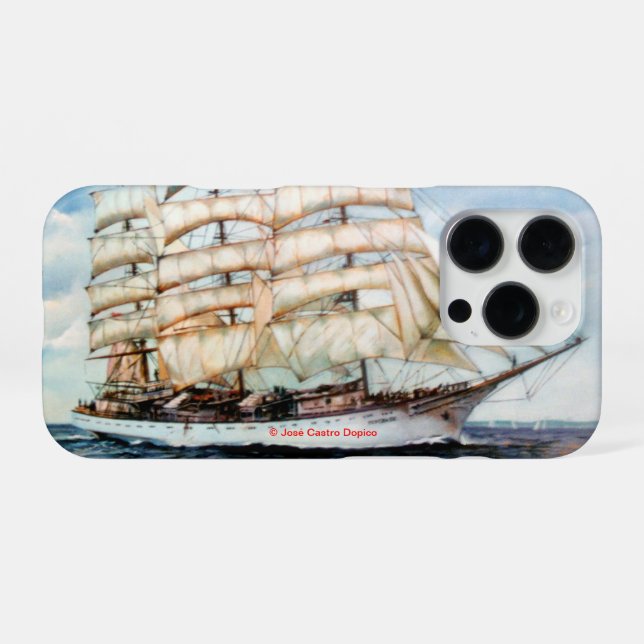 Cutty Shark Regatta iPhone Case (Back Horizontal)