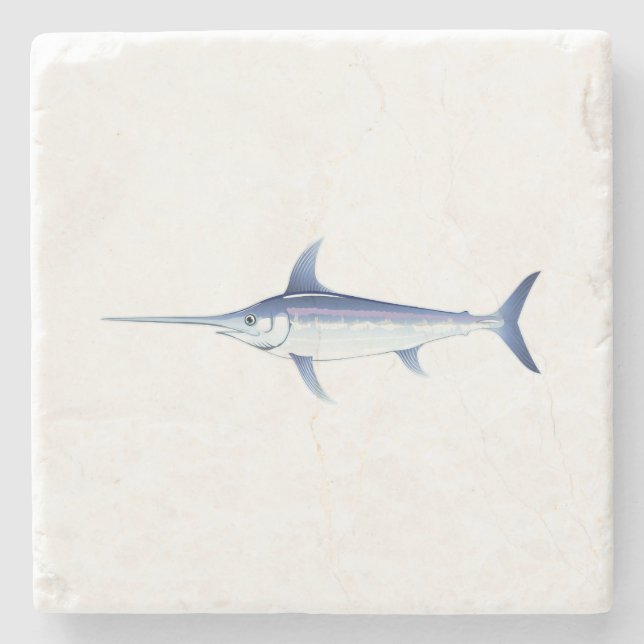 Cuttyhunk Island Swordfish Drink Coaster (Front)