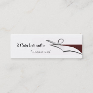 cutwork mini business card