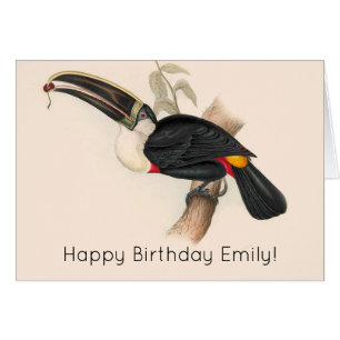 Cuviers Toucan Print: Vintage Tropical Bird