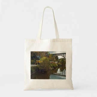 Cuyahoga Line Train tote bag