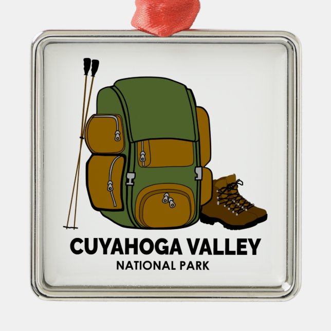 Cuyahoga Valley National Park Backpack Metal Ornament (Front)