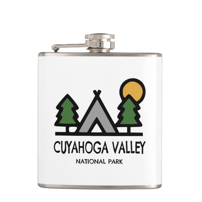 Cuyahoga Valley National Park Hip Flask (Front)