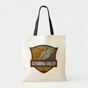 Cuyahoga Valley National Park Illustration Travel Tote Bag