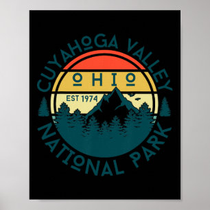 Cuyahoga Valley National Park Ohio Hiking Nature O Poster
