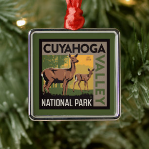 Cuyahoga Valley National Park   Ohio Metal Ornament
